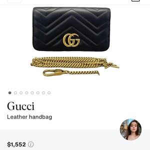 Gucci leather handbag